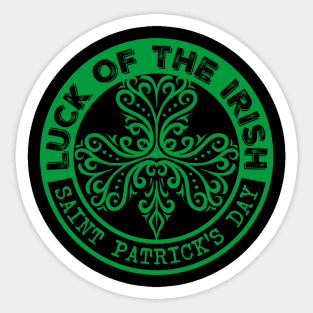 Luck of The Irish Sticker